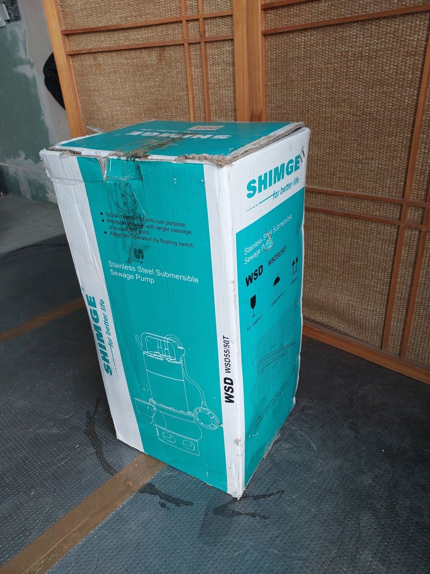 Пропоную насос фекальній  Shimge WSD50/55T