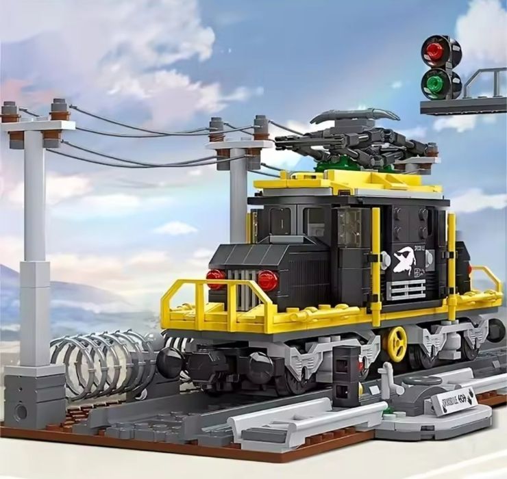 Конструктор 1в1 Lego 59007 поезд электропоезд  669 дет локомотив лего