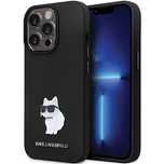 Etui Karl Lagerfeld Silicone Choupette Metal Pin na iPhone 13 Pro / iP