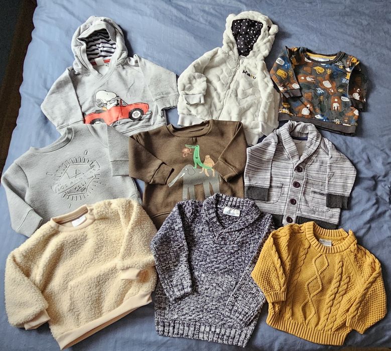 Ubranka dla chłopca r 74  jesienno wiosenne  stan bd