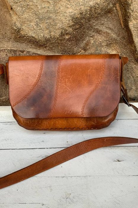 Dealfa винтажная кожаная сумочка с тиснением