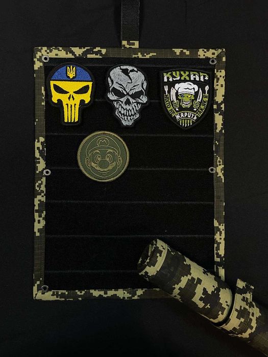 Велкро панель для патчей нашивок шевронів 50х35