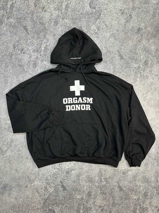 ORGASM DONOR Project GR Grailz худі худи  черная чорна  S M L