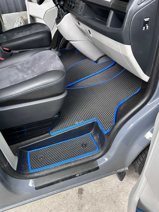 Коврики в салон EVA Ворсовые Резина Volkswagen T5 T6 Фольксваген Т5 Т6