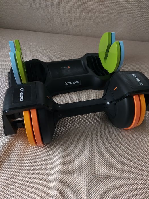 Гантелі регульовані TREXO 11,5кг multicolor