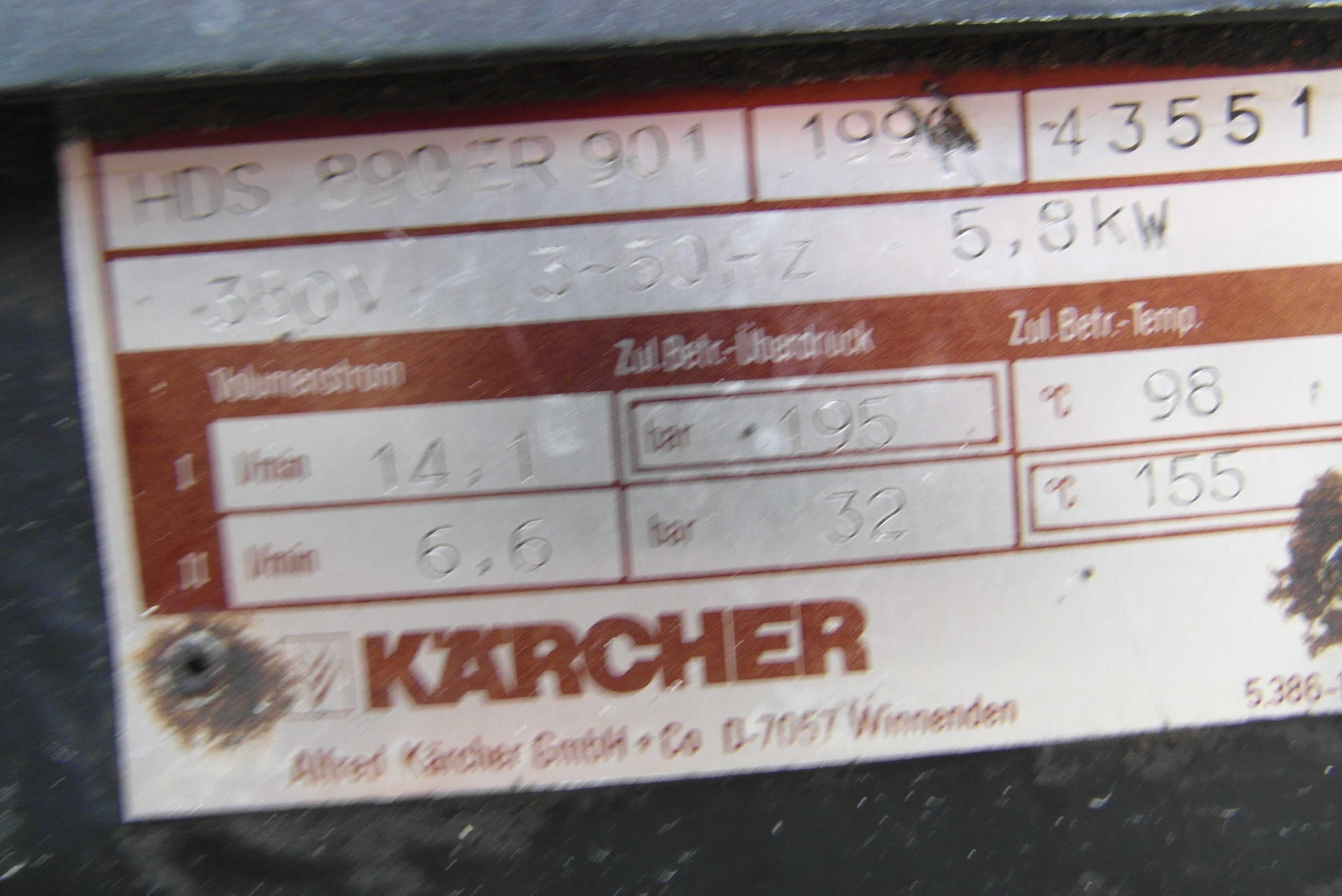 Myjka ciśnieniowa Karcher HDS 990, 790,na goraca wode sprawne 100%