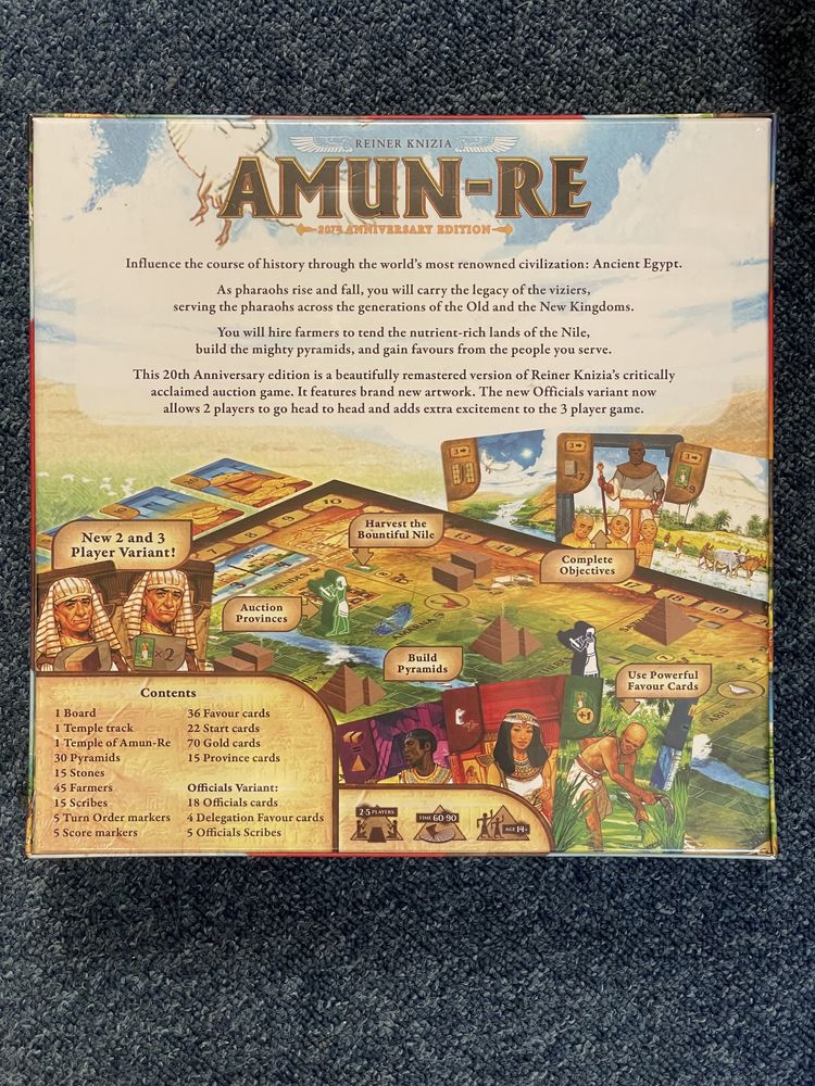 Amun Re, gra planszowa, nowa, w folii, wersja EN