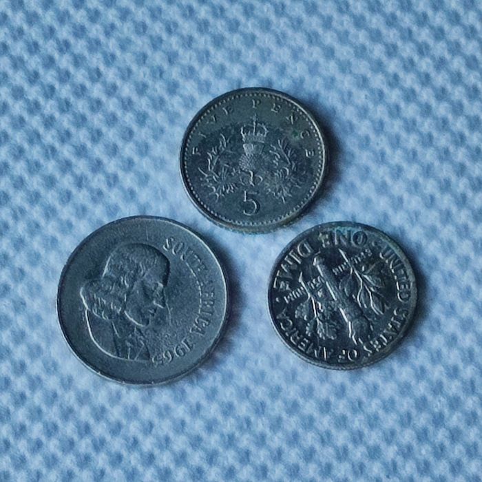 Moedas várias para colecionadores