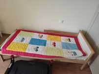 IKEA SNIGLAR Łóżko dla dziecka z materacem 70x160 cm