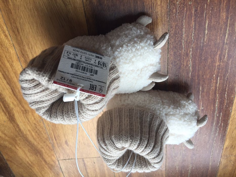 Pantufas Zara - Bebé - tamanho 18/19