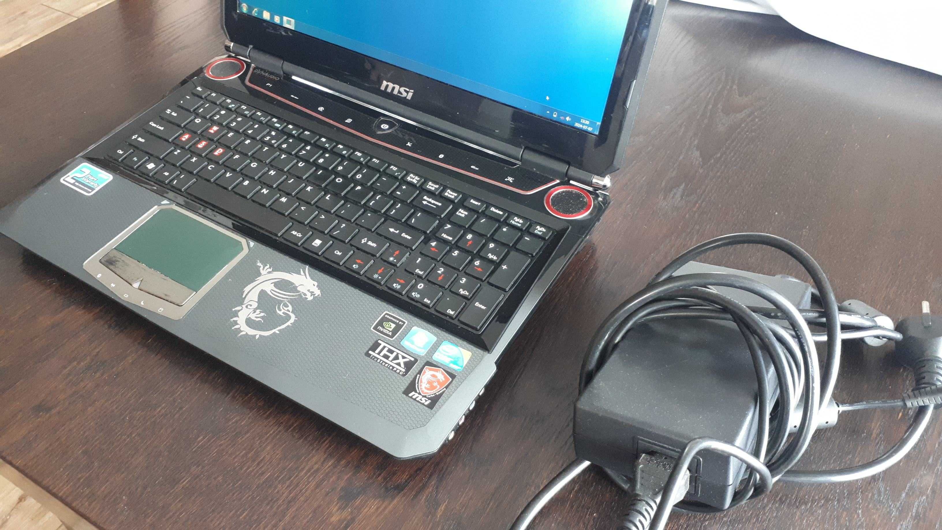 Laptop gemingowy MSI GT683DX i5 /Nvidia 4Gb 256 Bit/ SSD+HDD/Win