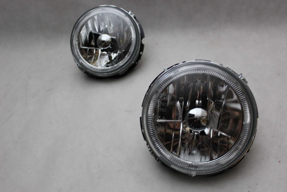Lampy reflektory przednie przód VW GOLF 1 I 74-83 RINGI ANGEL EYES !