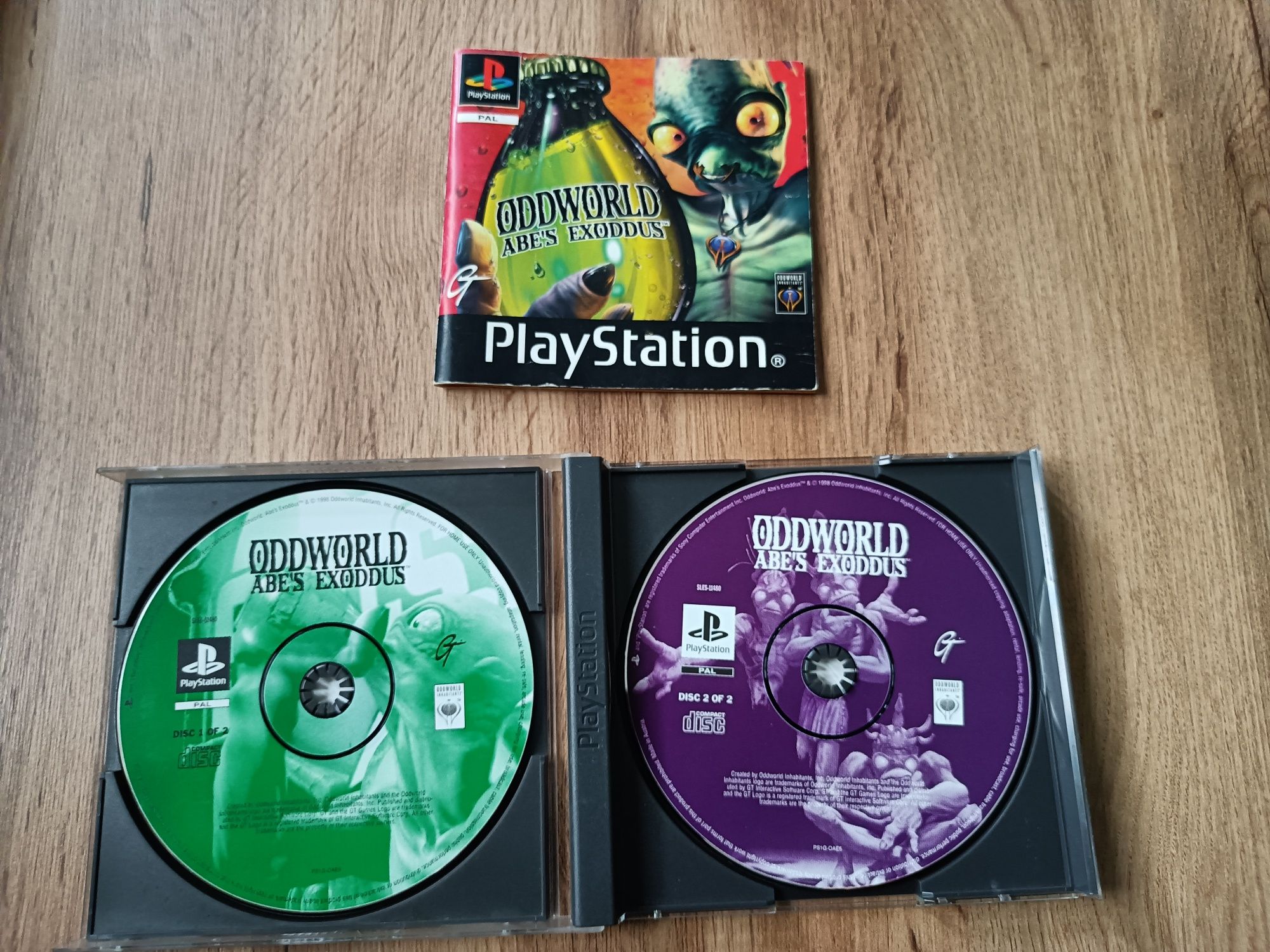 Oddworld Abe's Exodus PS1