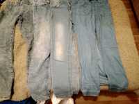 Spodnie jeansowe leginsy