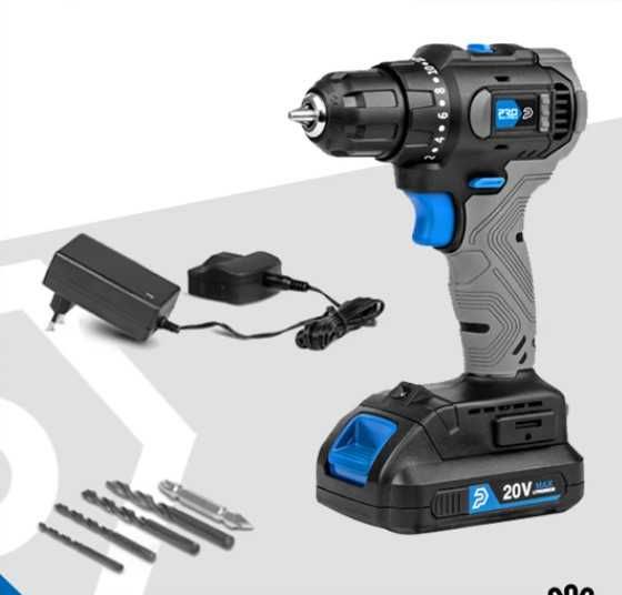 Potente Aparafusadora Prostormer 45nm torque 2 velocidades LED
