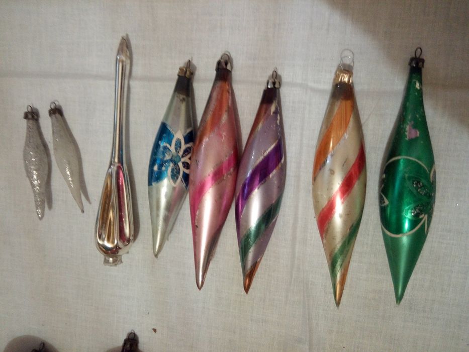 Choinkowe bombka bombki PRL