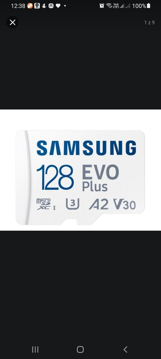 Samsung 128GB microSDXC EVO Plus 130MB/s (2023) aparat itp