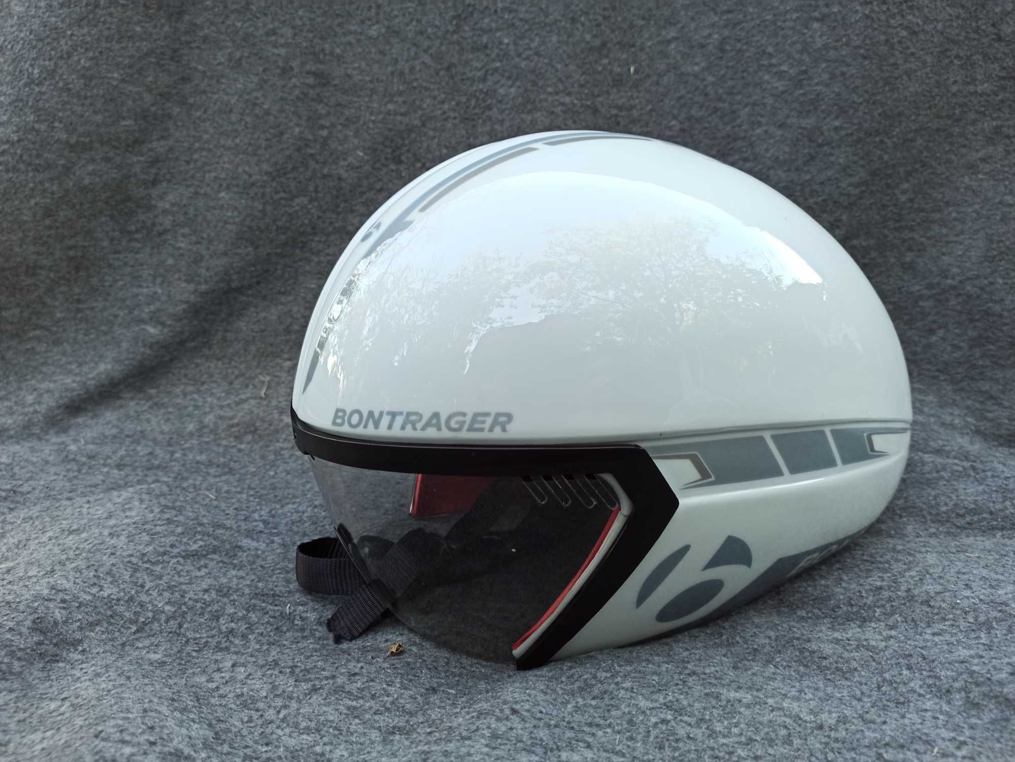 Kask triathlonowy Bontrager Aeolus biały 55-61cm M