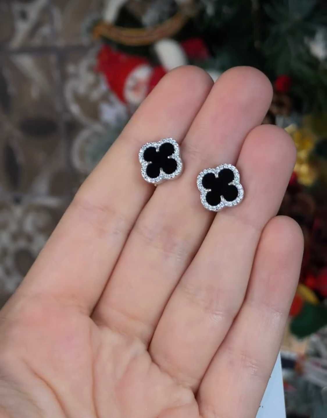 Підвісок сережки браслет срібло 925 проби Ван Клиф Van Cleef