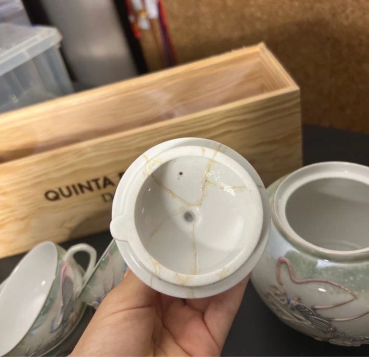 Limoge Porcelana Conjunto Chá