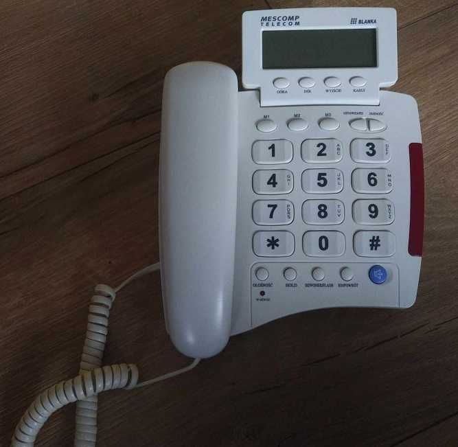 Telefon stacjonarny dla seniora MESCOMP
