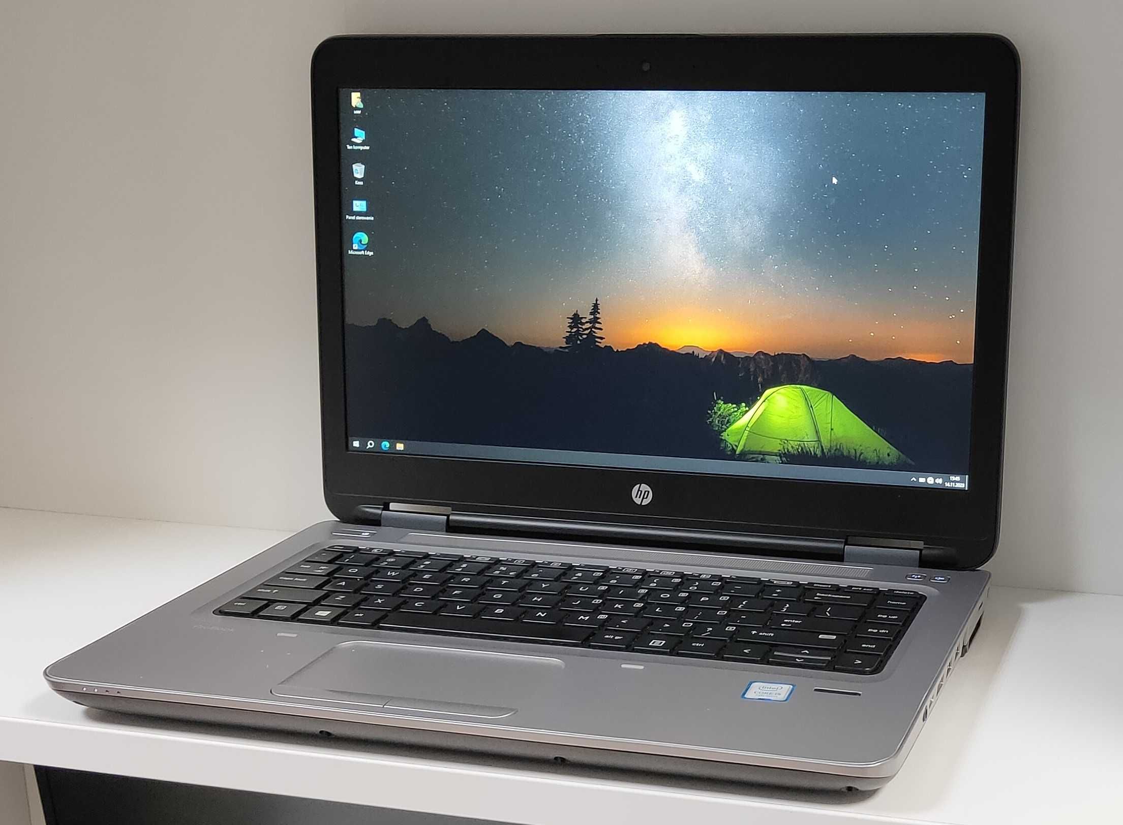 Laptop HP 640 G3 Intel i5-7200u 16GB-DDR4 SSD-256GB Win10 Gwarancja-6m