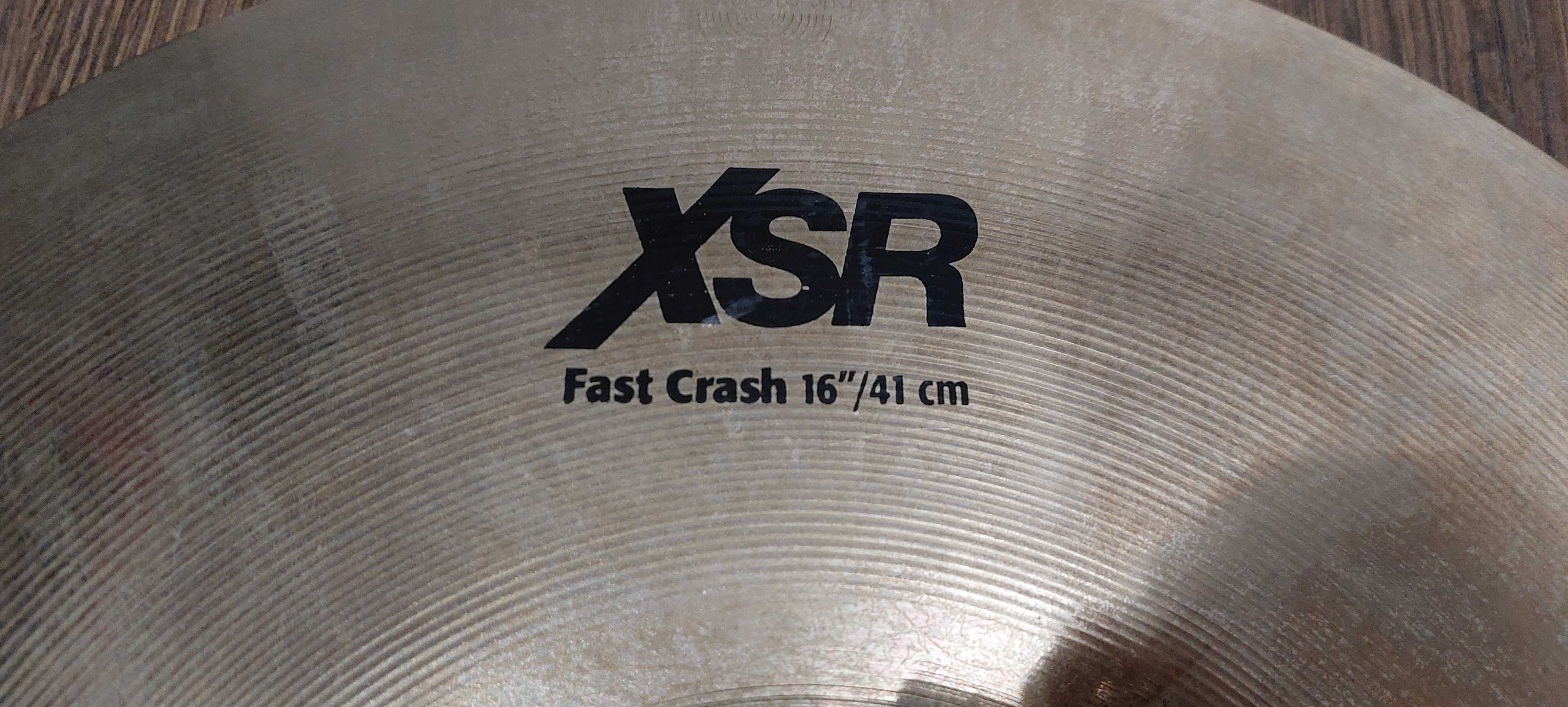 Sabian Crash 16" Ride 20" Seria XSR stan b.dobry