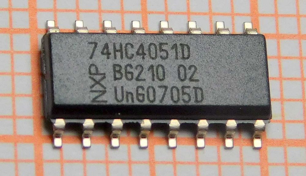 Układ scalony 74HC4051D analogowy multiplekser [k8] cena 10 sztuk