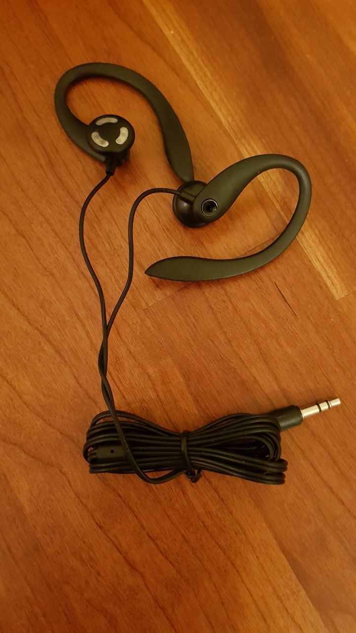 Auriculares com adaptador orelha