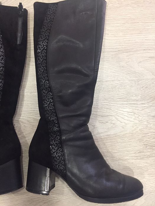 Продам сапоги кожаные  шкіряні зимові зимнее