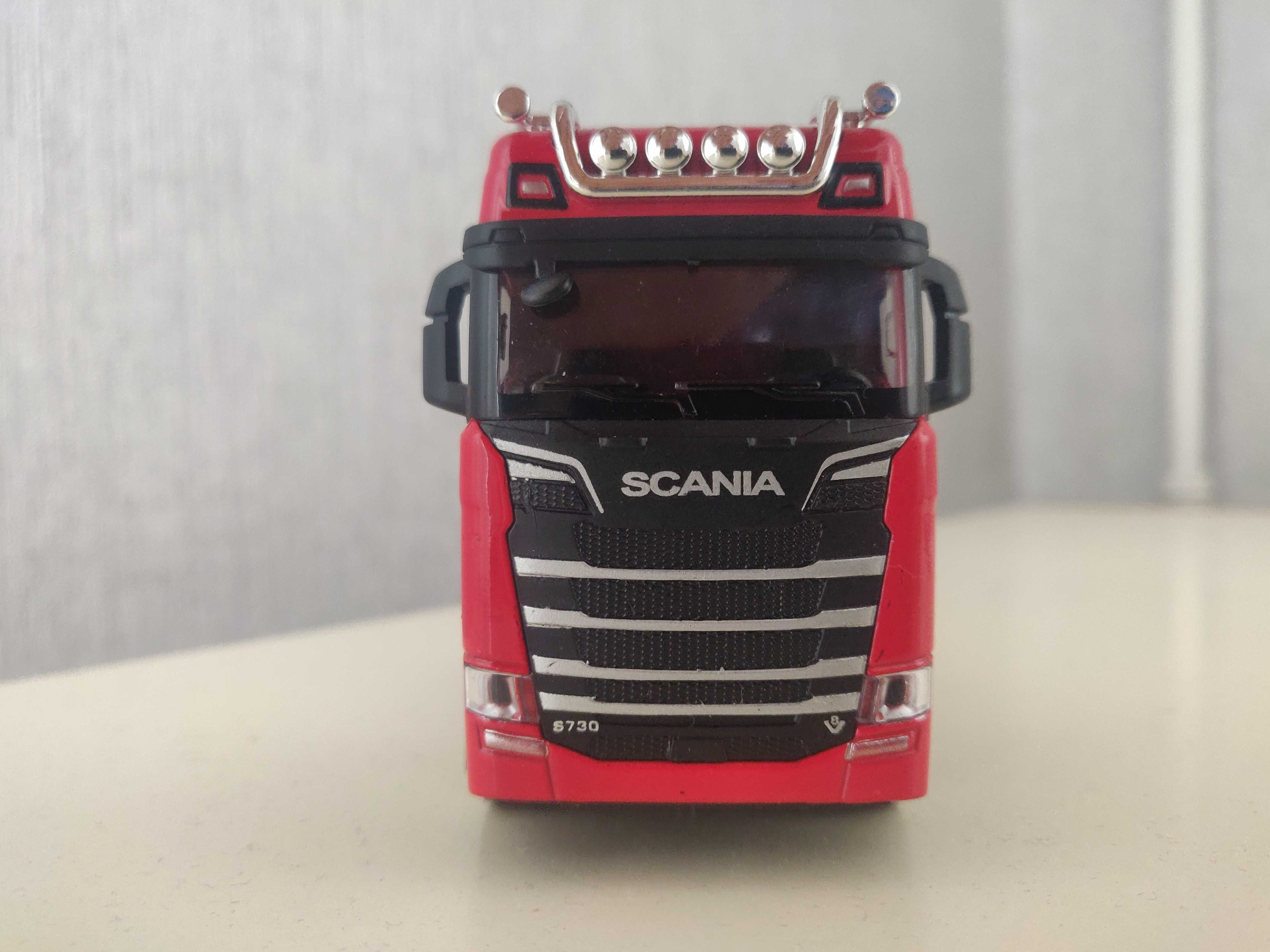 Model Scania S730 V8 ciężarówka zabawka ciągnik siodłowy