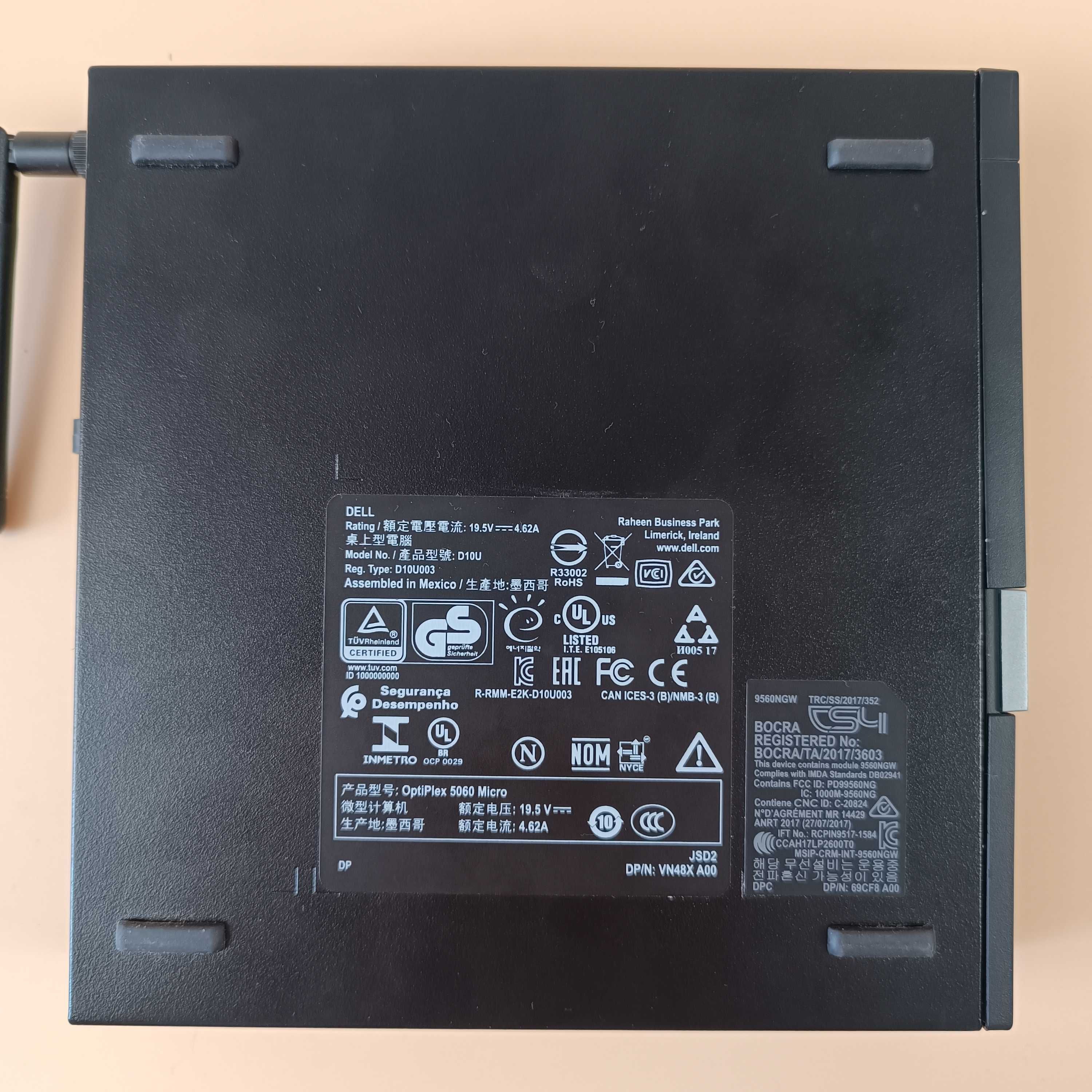 Неттоп Dell OptiPlex 5060 i5-8500T/8Gb/m.2 256Gb/2xDisplayPort/Wi-Fi