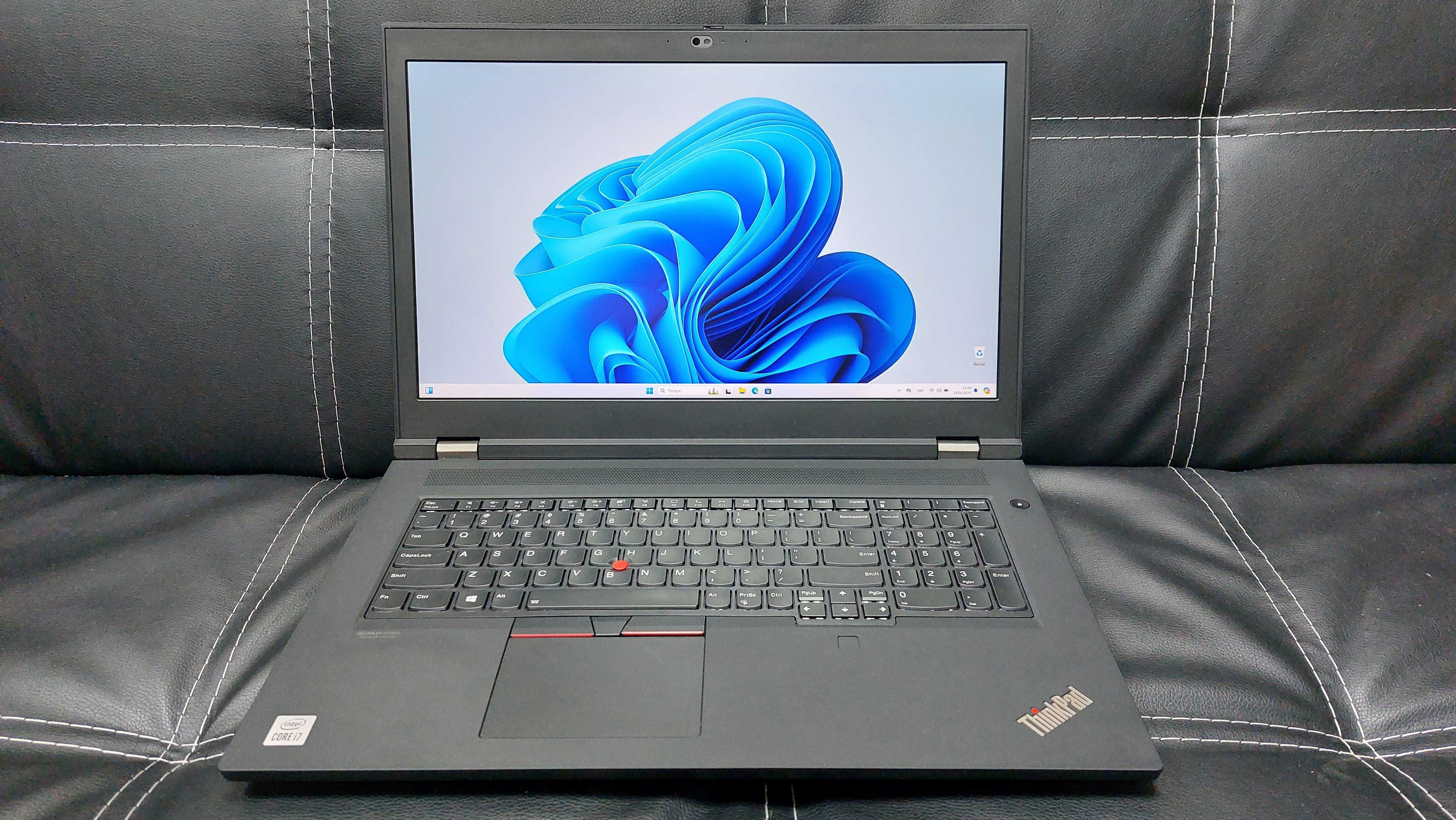 Lenovo Thinkpad P17 17.3" i7-10750H 32GB 512Gb nVidia Quadro США