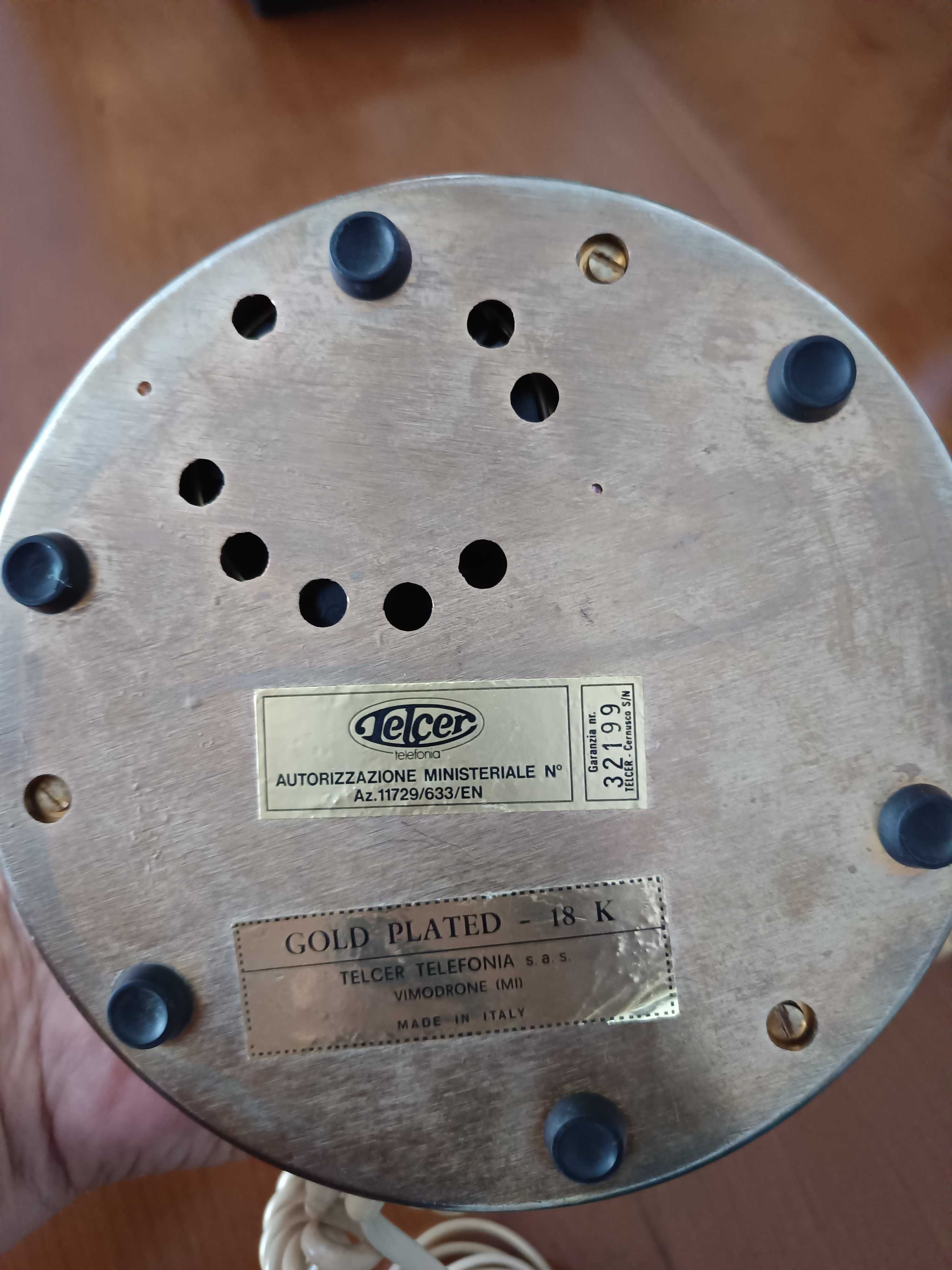Telefone Telcer anos 70 funcional