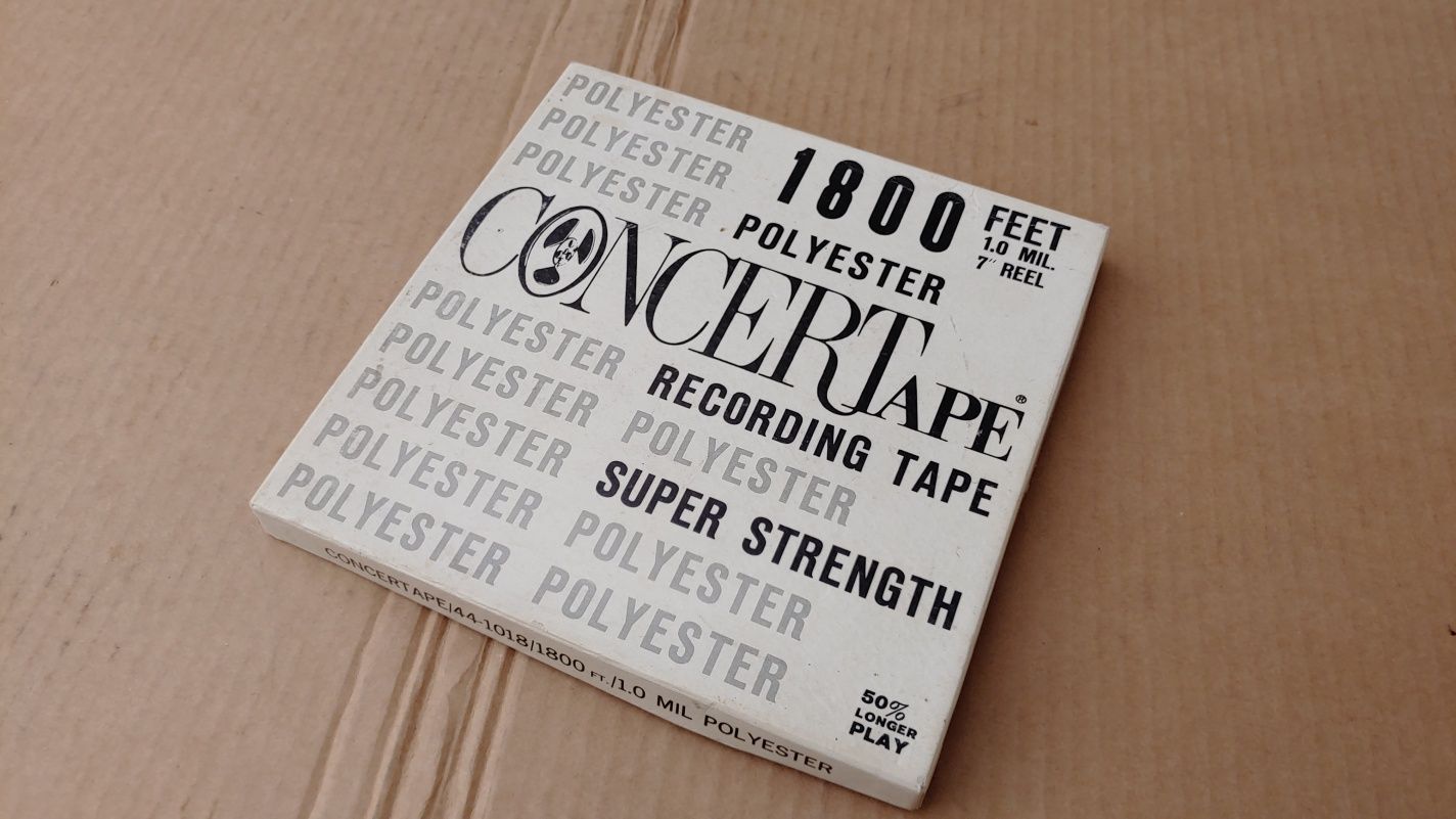 Poylester concert tape recording tasma kaseta szpulowa