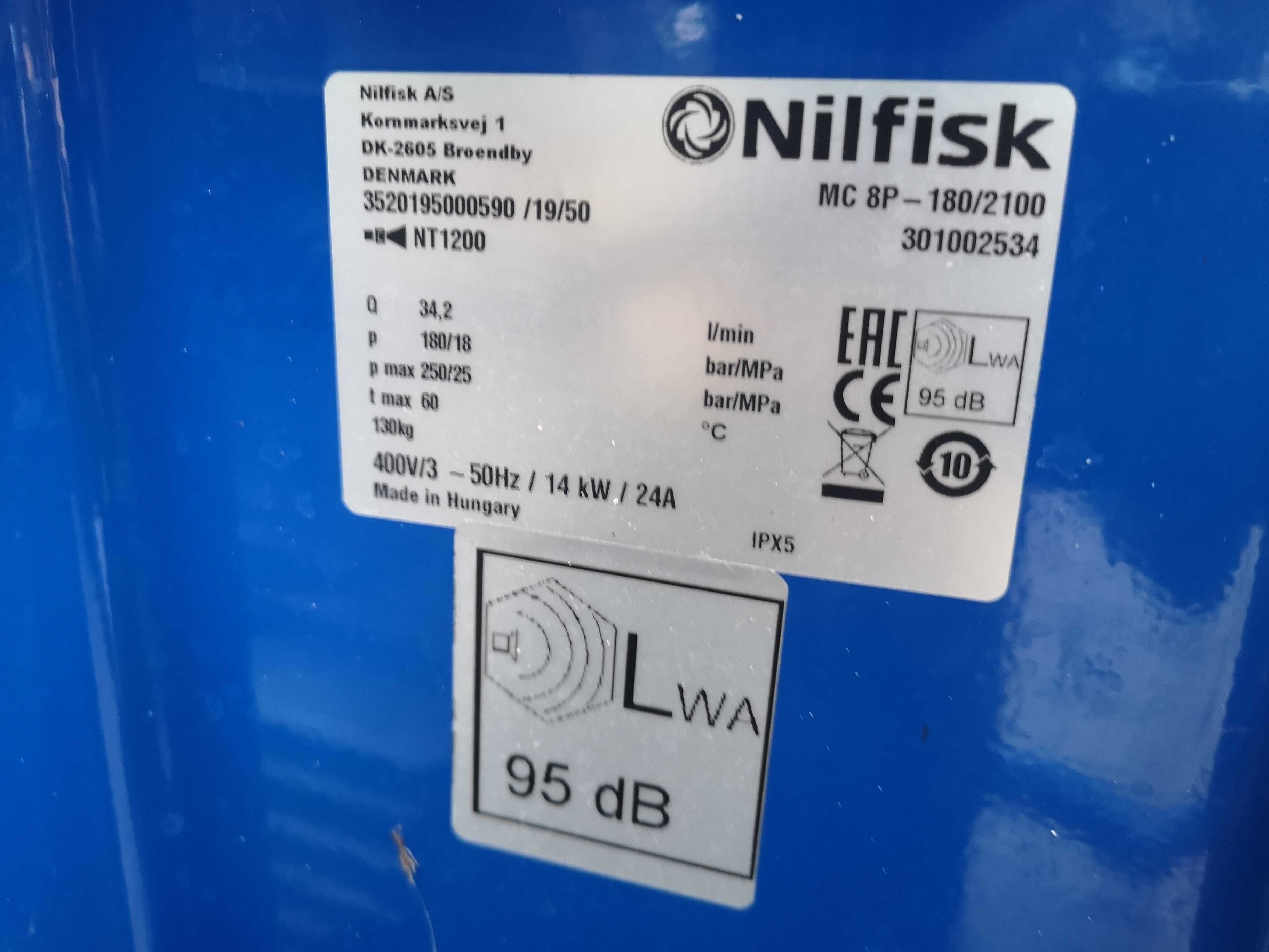 Nilfisk Mc 8P 180/2100 myjka ciśnieniowa -Karcher 2019 rok