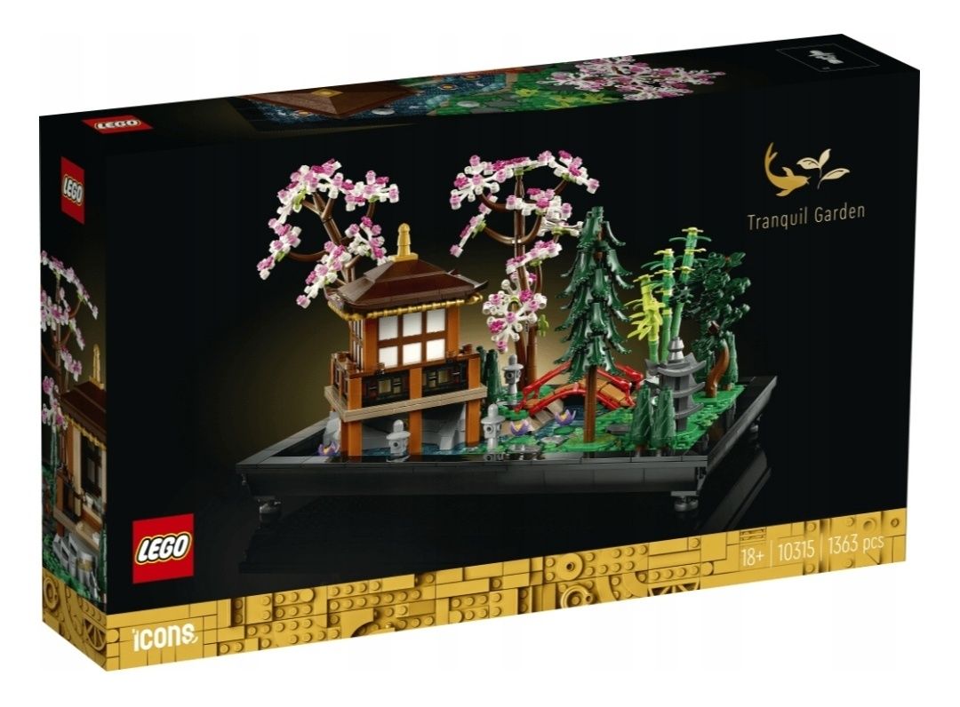 Nowe Klocki LEGO ICONS 10315 Cichy ogród