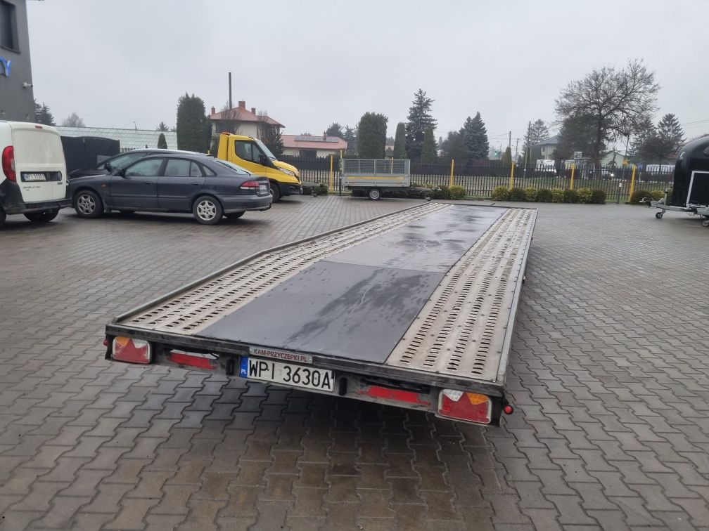 Laweta na dwa auta Rydwan 8.5x2.1 DMC 3500 kg po serwisie WYPRZEDAŻ