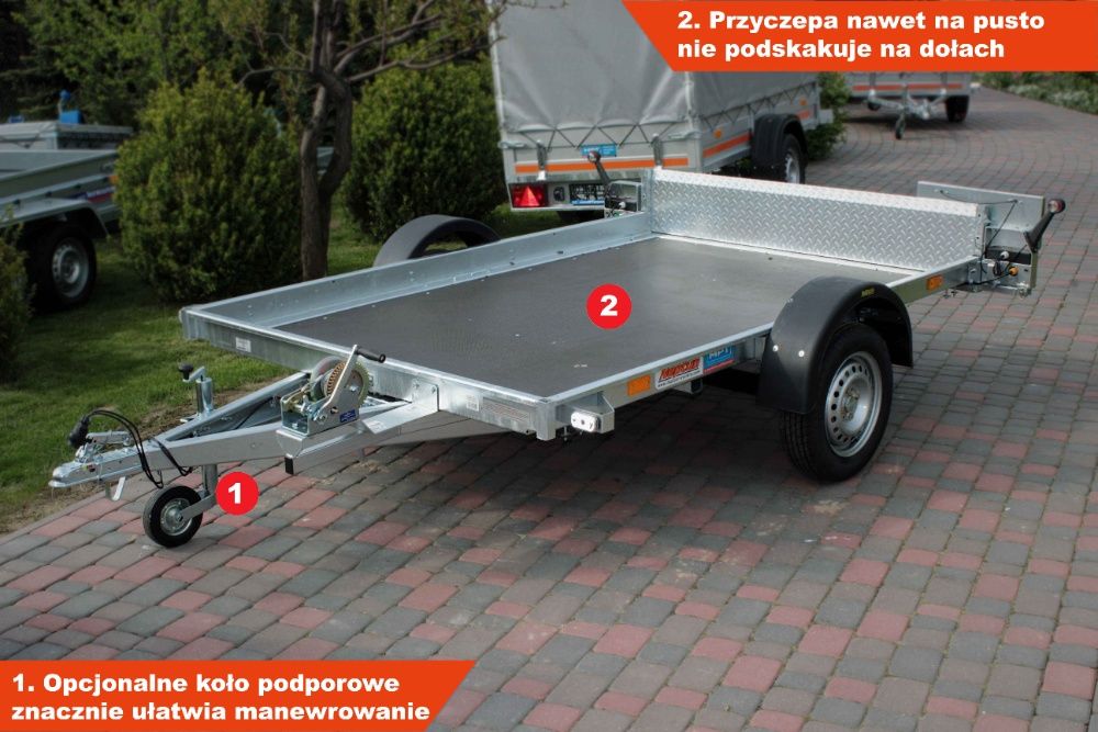 Przyczepka pod quada motocykle Neptun N7-255 Multi Platforma SPAWANA