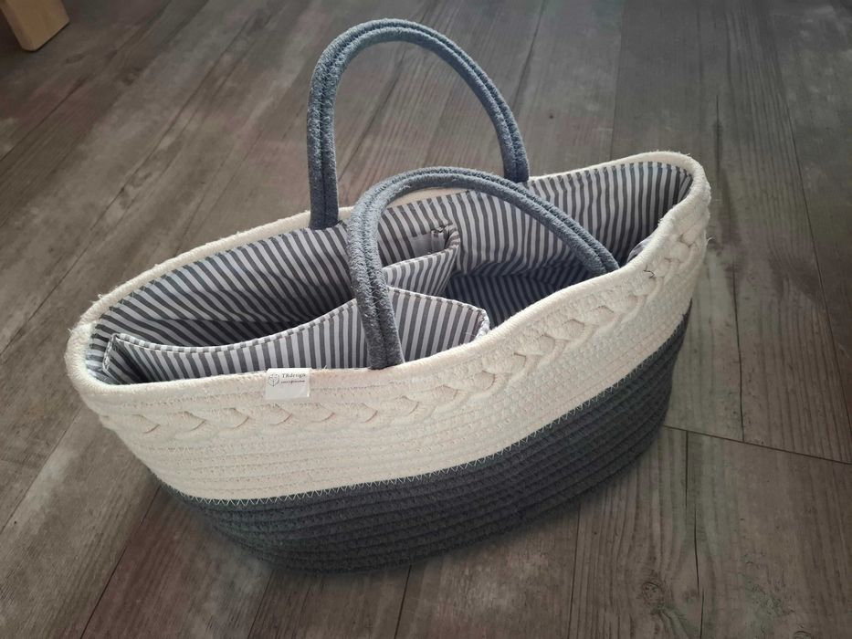 Torba dla mam, do przewijania, solidna, przegródki