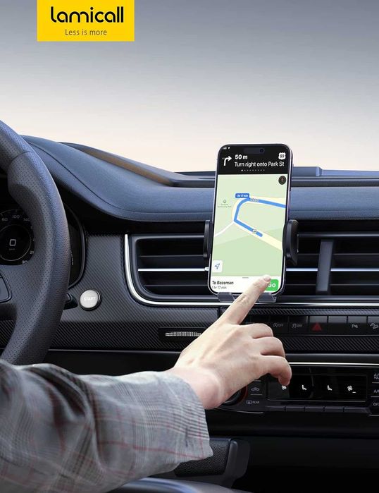Uchwyt samochodowy Lamicall na telefon do kratki nawiewu
