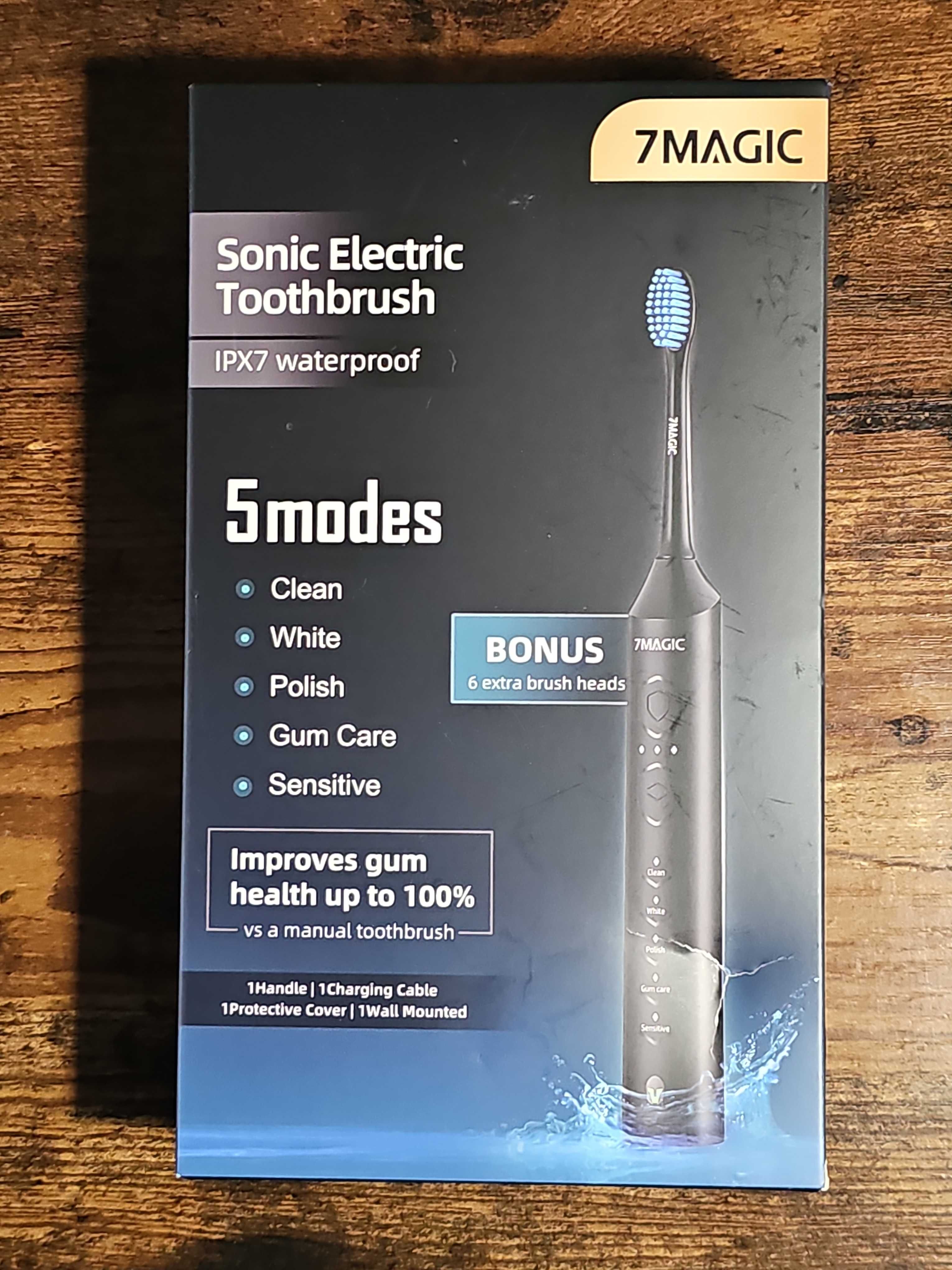 Szczoteczka Soniczna 7Magic IPX7 Waterproof