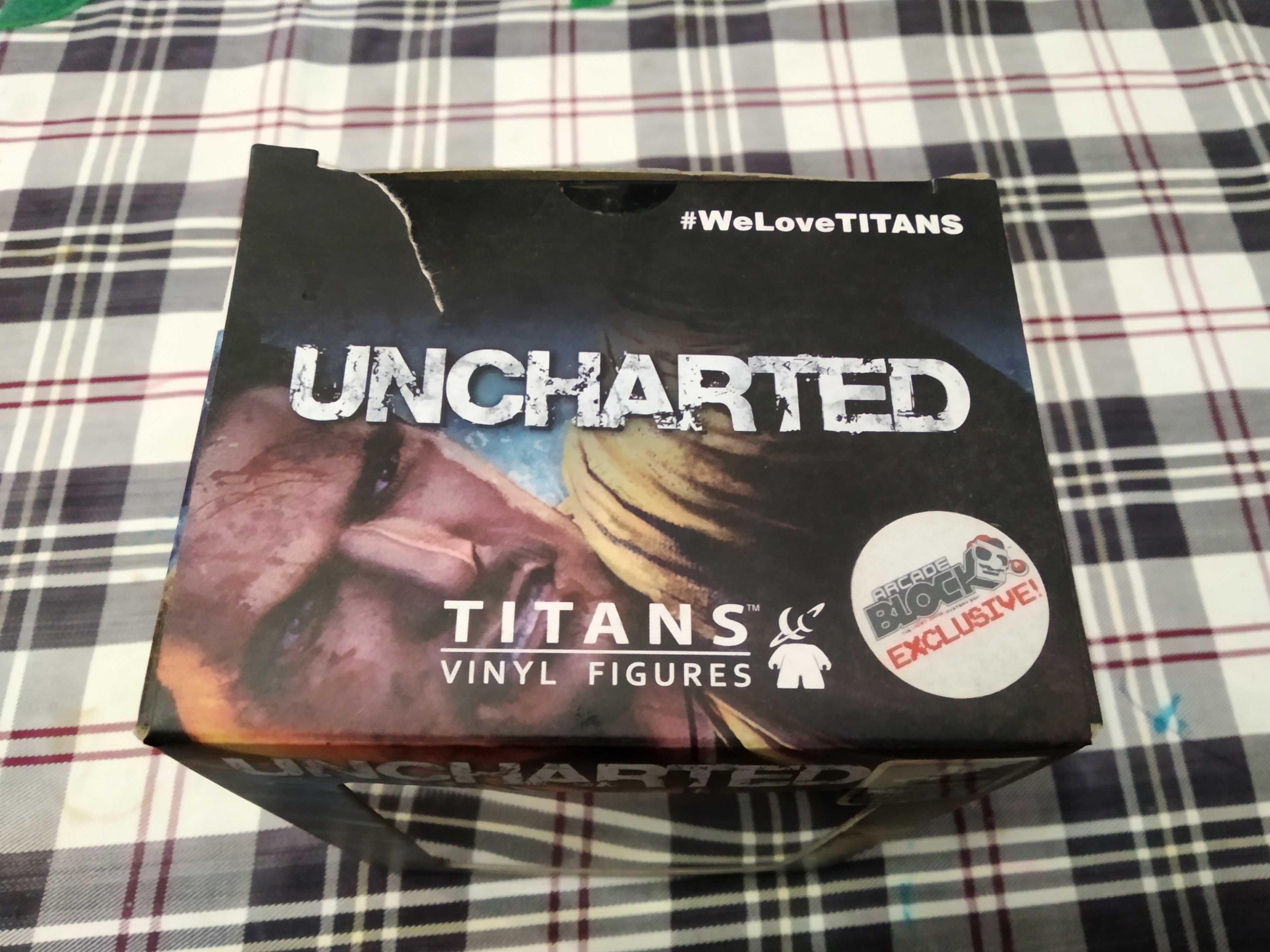 Figura Titans Uncharted Nathan Drake Exclusivo Arcade Block