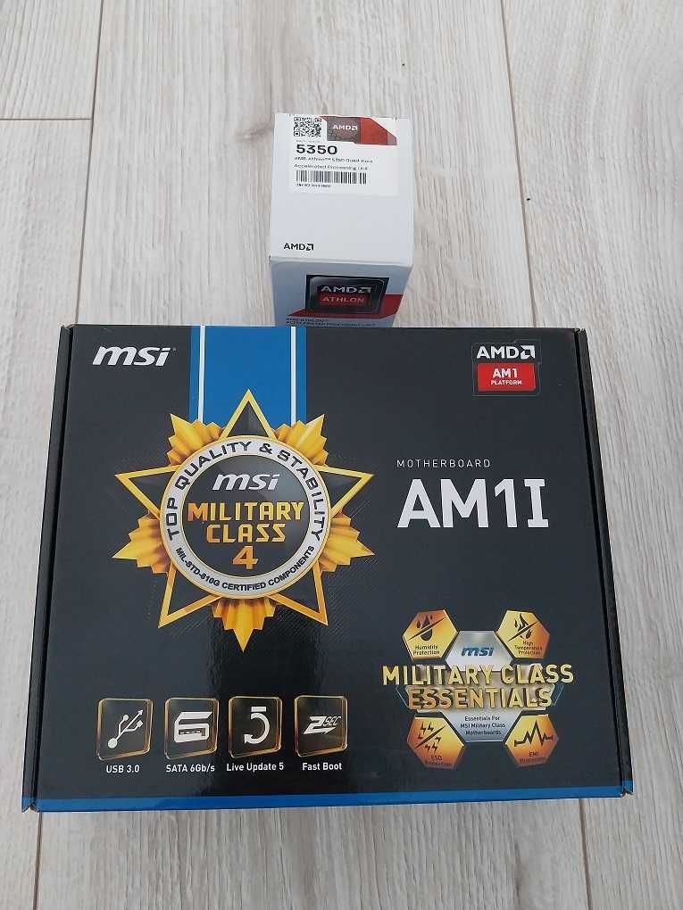 MSI AM1I Athlon 5350 Chieftec Flyer 200W MiniITX