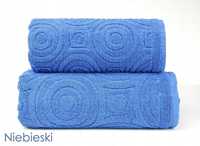 Ręcznik Emma 2/50x100 niebieski 500g/m2 frotte Gre