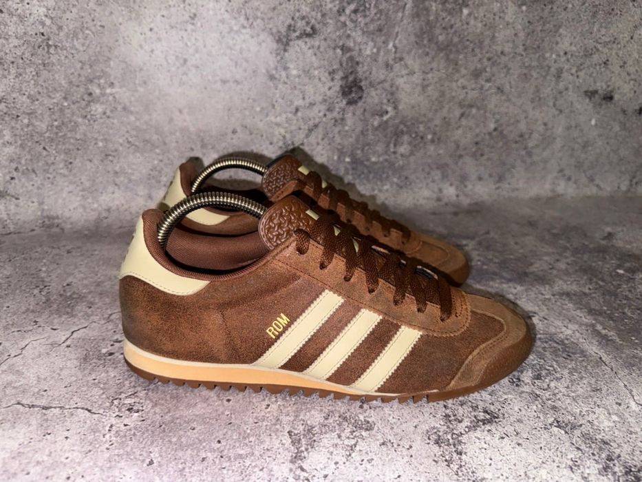 Adidas Rom Vintage (Чоловічі Шкіряні Кросівки Адідас Ром Samba london