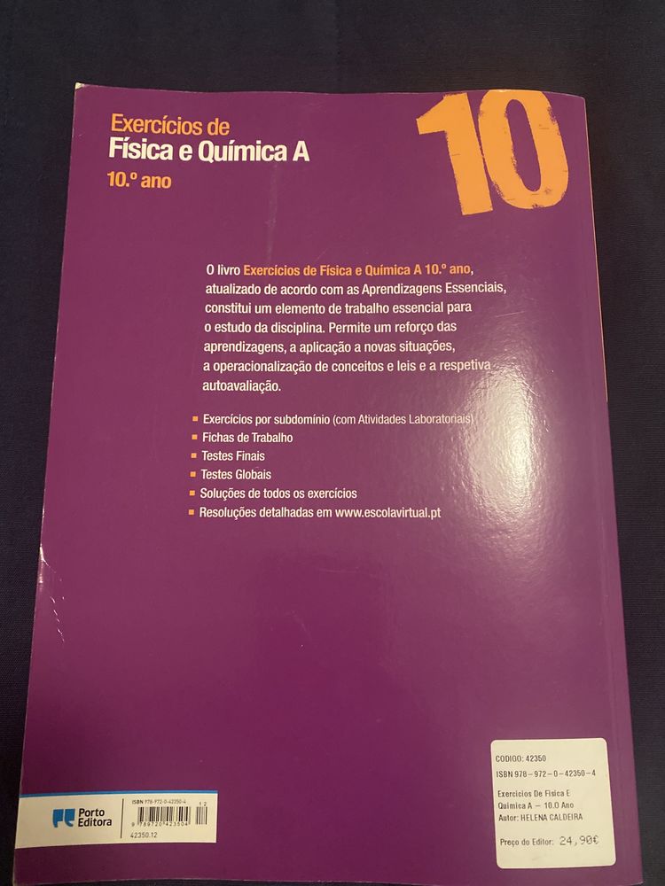 Livro de Exercícios Fisica e Quimica A