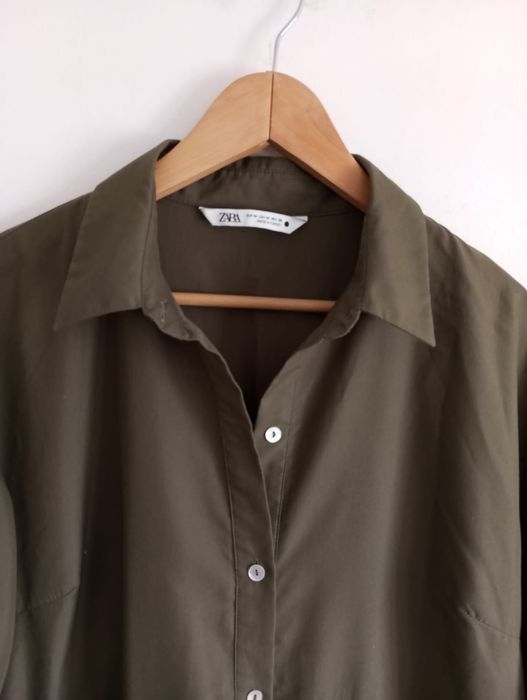 Vestido Camiseiro Zara Tamanho M