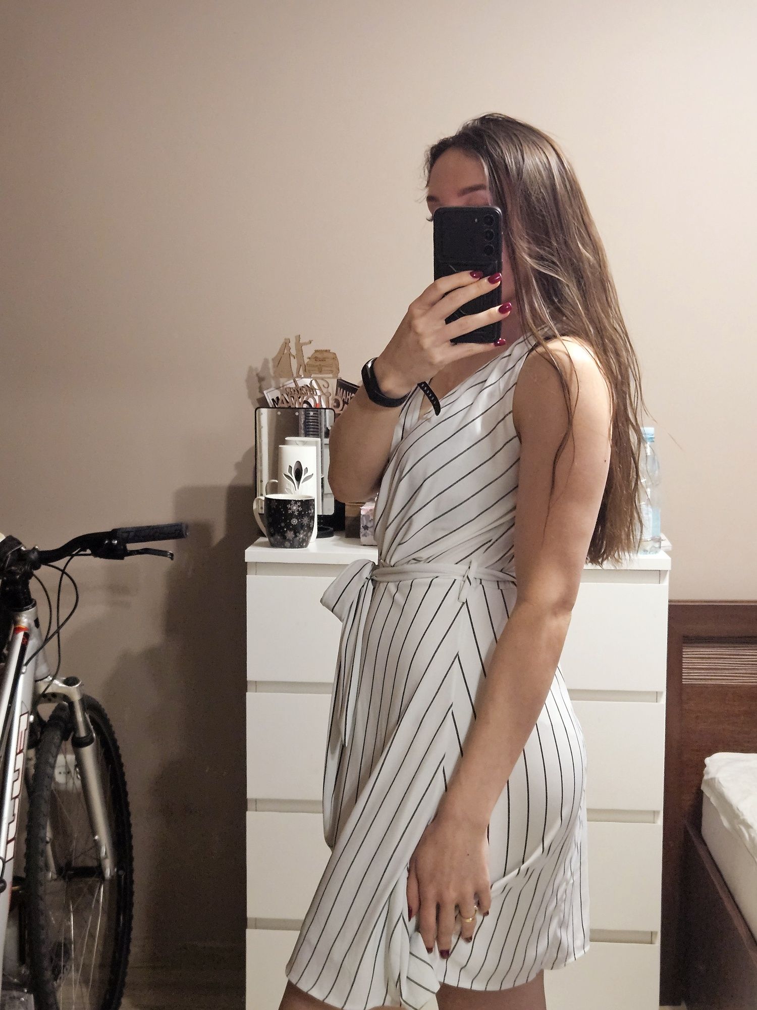 Sukienka w paski mango m