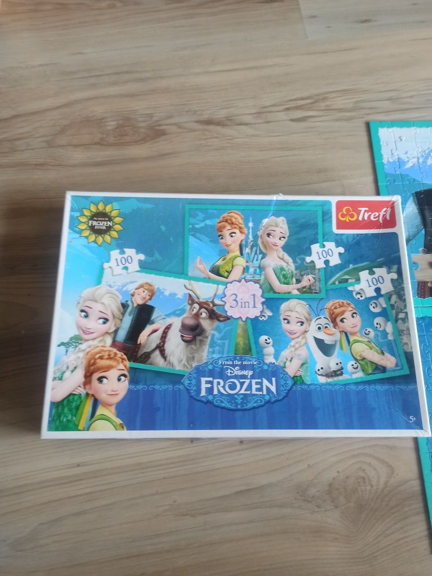 Puzzle Disney Frozen- 3 układanki